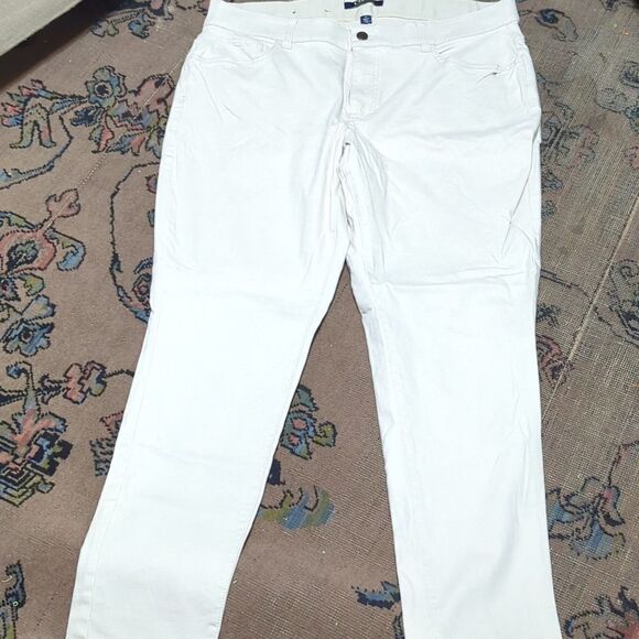 Women's Chaps Midrise 4-Way Stretch Pants - Picture 5 of 7